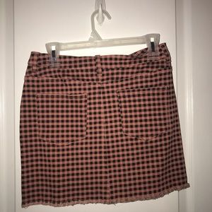 A black and pink skirt only worn once